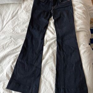 J Brand Dark Indigo Flare Jeans